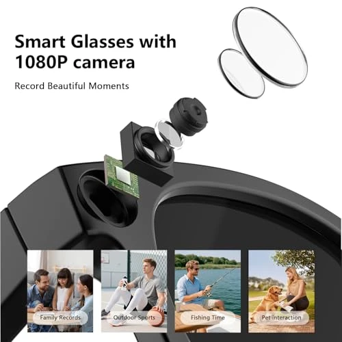 AI Smart Glasses with Camera and Audio — Smart Glasses, Oucscru