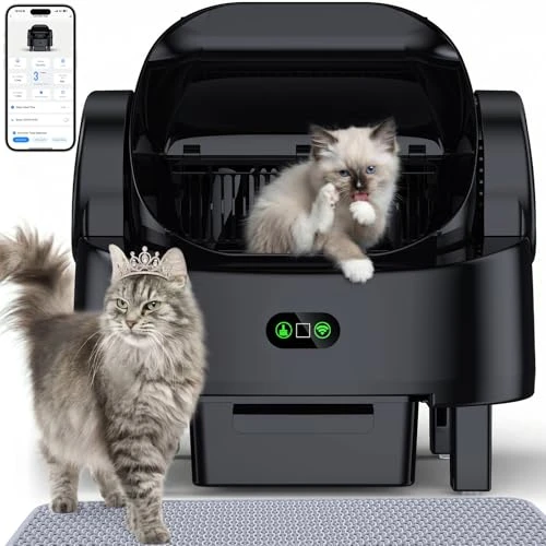 Automatic Cat Litter Box — Waste Bins, LUODIER