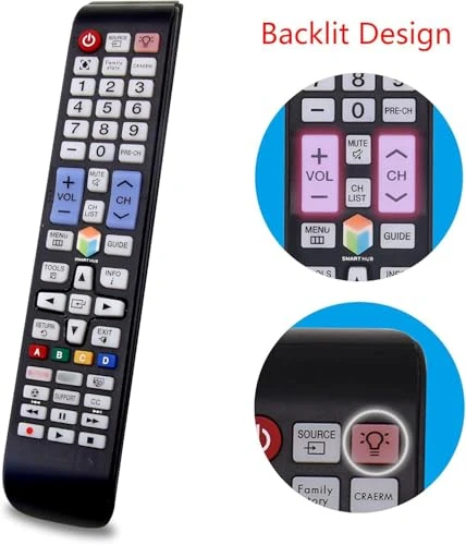 Backlit TV Remote Control — Remote Controls, MYHGRC