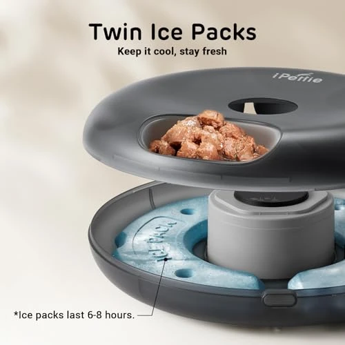 Donut Frost WiFi 6 Meal Automatic Pet Food Dispenser with App Control — Automatic Feeders, iPettie