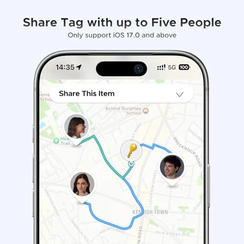 FineTrack Air Tracker Tags 4 Pack, UGREEN