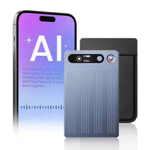 Portable Note Voice Recorder with Case — Voice Recognition & Productivity Software, Rpbznr