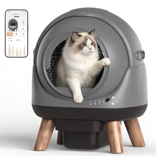 Self Cleaning Litter Box for Multiple Cats — Waste Bins, Coziley