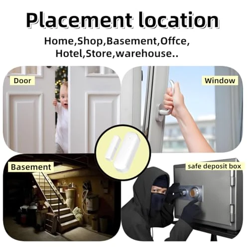 Smart Door and Window Sensor — Smart Home Security, XFOX
