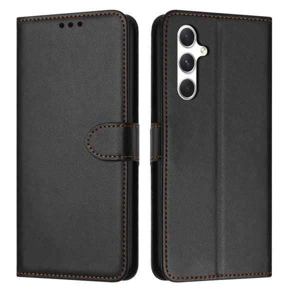 Stand Wallet Leather Phone Cover with Strap, Smartwatch 2025