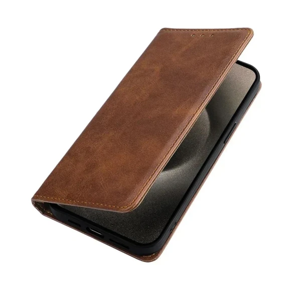 Leather Wallet-Style Flip Cover Case, hengbo-Cases