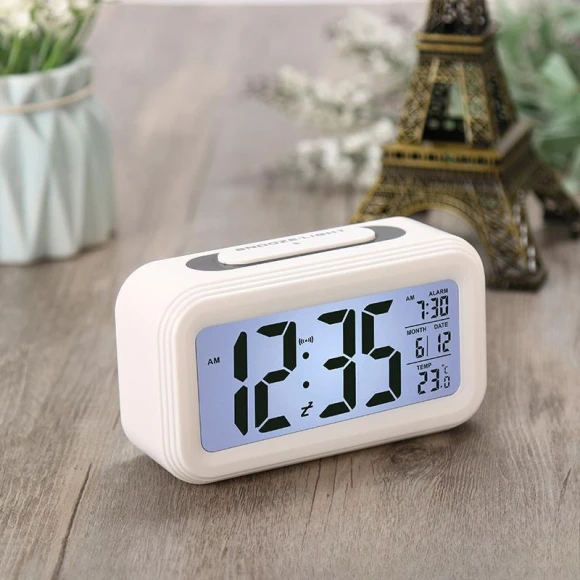 Big Letter Old Man Voice Luminous Clock, Fashionable bags