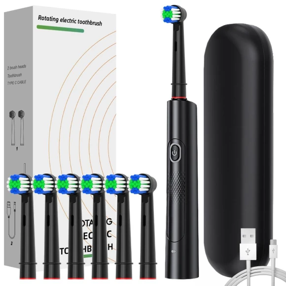Smart Rotating Electric Toothbrush — Electric Toothbrush, Light makeup