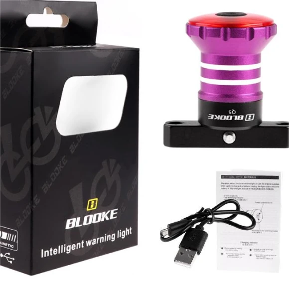 Smart Bike Tail Light with Warning Lamp — Smart Bike Light, CHOQUE jewelry