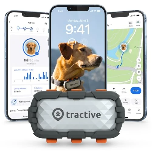 Smart Dog GPS Tracker with Virtual Fence and Health Monitoring — Trackers, Tractive