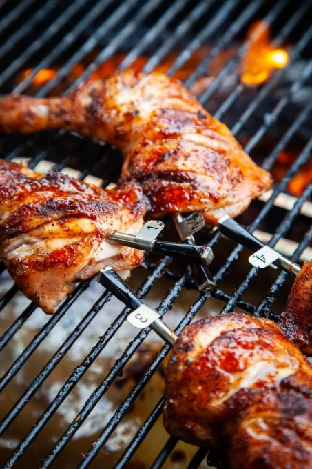 Smart Meat Thermometer Block: 4-Probe, Black, MEATER