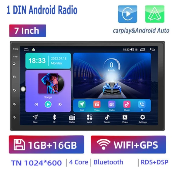 2 Din Android 9-inch Car Multimedia Video Player, Universal Stereo Radio, GPS — Car Infotainment System, icreative