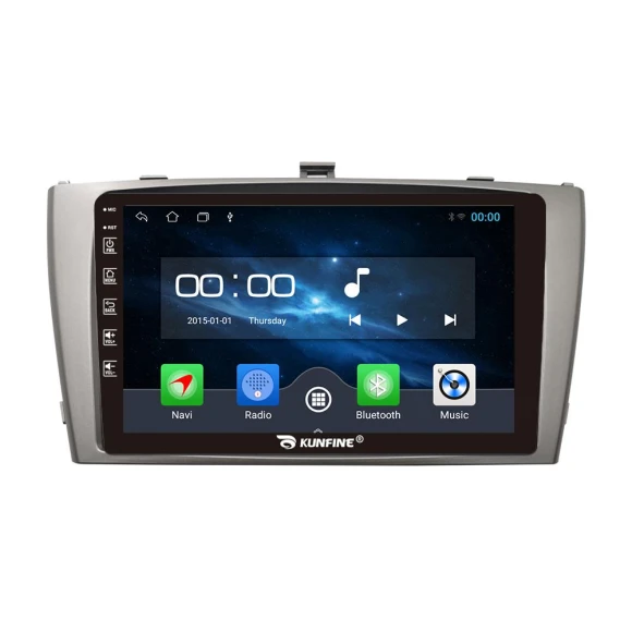 Android CarPlay/Android Auto Car Navigation Multimedia Player GPS RDS DSP Stereo — Car Infotainment System, KUNFINE