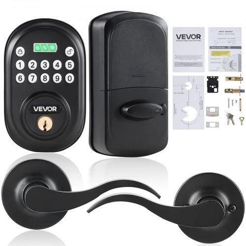 Keyless Entry Door Lock with Handle — Smart Lock, VEVOR