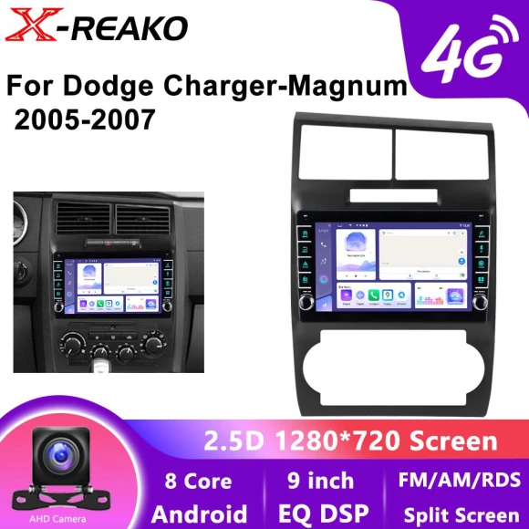 4G+WiFi Car Radio Multimedia System with Wireless CarPlay and Android Auto — Car Infotainment System, X-REAKO