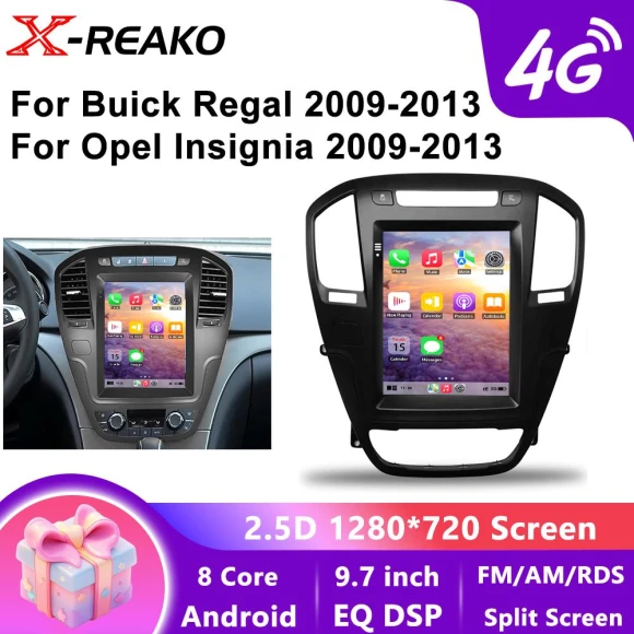 9.7-inch Android 13 Car Radio Multimedia Video Player — Car Infotainment System, X-REAKO