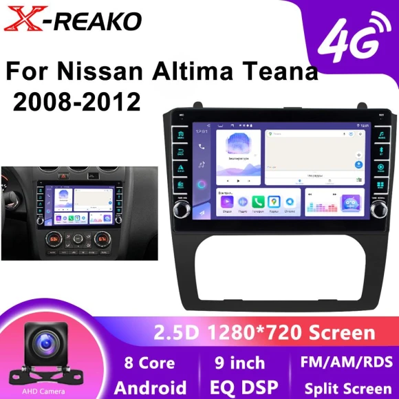 9-inch Android 12 Car Multimedia Player — Car Infotainment System, X-REAKO