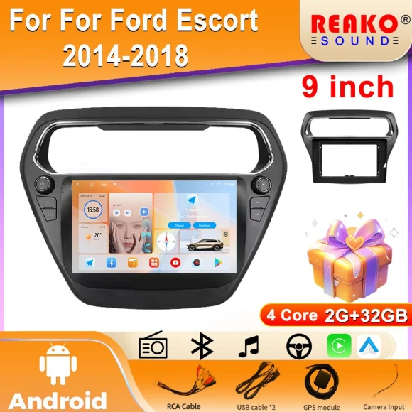 Android Auto CarPlay GPS Navigation Multimedia Player with 4G WiFi — Car Infotainment System, Reakosound