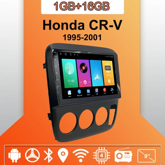 Android Auto CarPlay Multimedia Player for Honda CR-V 1995-2001 — Car Infotainment System, IJCRAZY