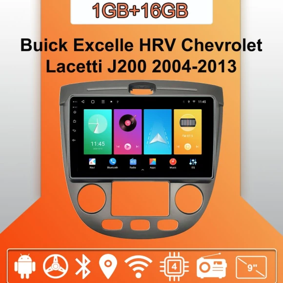 Android Auto CarPlay Multimedia Player Stereo GPS Navigation Head Unit — Car Infotainment System, IJCRAZY