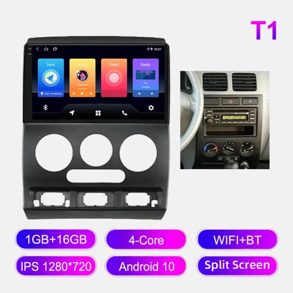 Android Car Radio for KIA RIO 2002-2005 Multimedia Player Head Unit Stereo GPS Navigation BT WIFI 1+16GB — Car Infotainment System, GHLHS