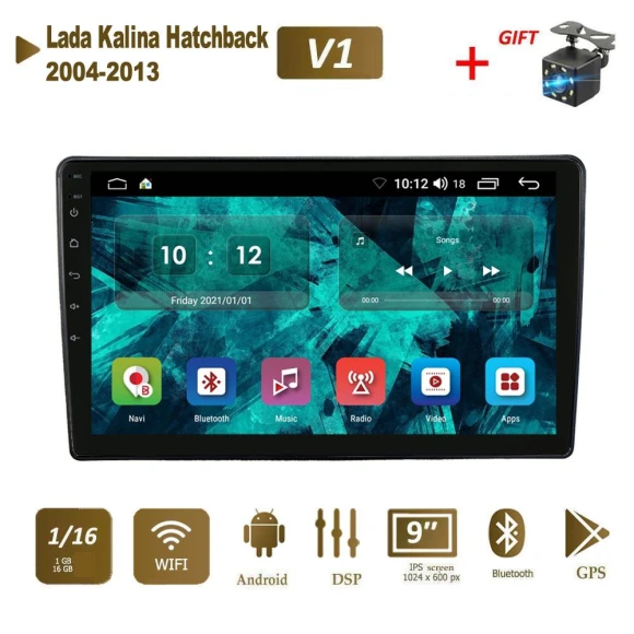 Android Car Radio for Lada Kalina Hatchback 2004-2013 — Car Infotainment System, icreative
