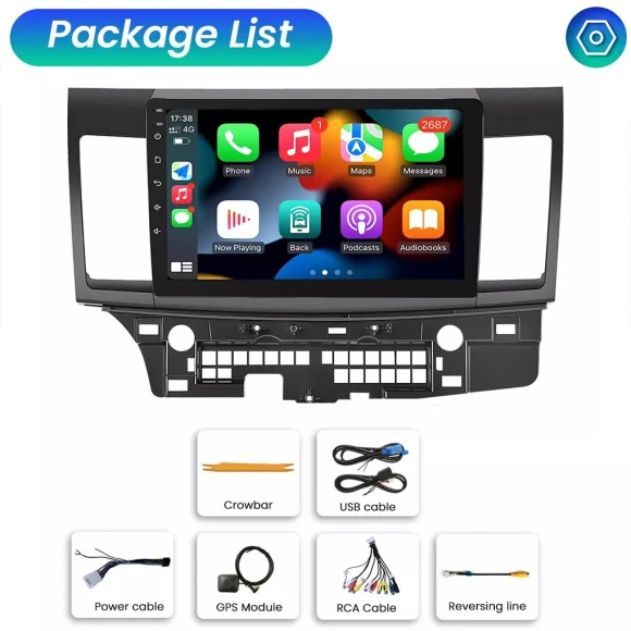 Android Car Stereo with GPS Navigation and CarPlay — Car Infotainment System, Cars Auto Home