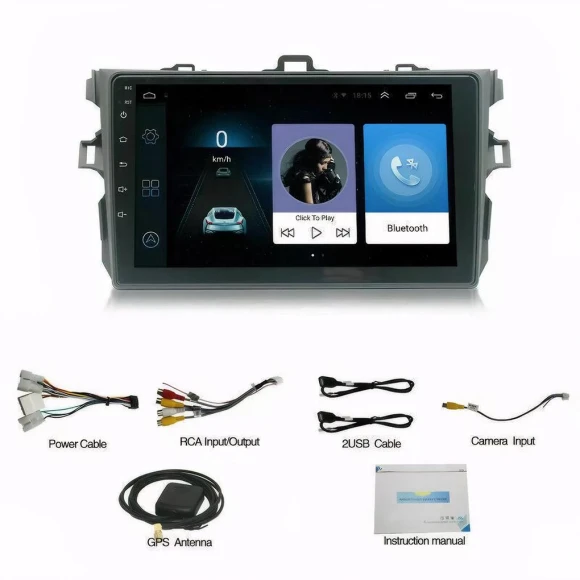 Android Car Stereo with GPS Navigation and Bluetooth — Car Infotainment System, Rustic Elegance House