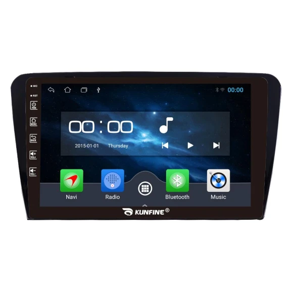 Android CarPlay/Android Auto Multimedia Player with GPS and RDS DSP Stereo — Car Infotainment System, KUNFINE