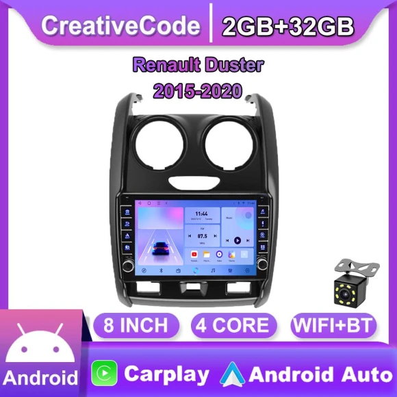 Android CarPlay Radio GPS Multimedia Player — Car Infotainment System, CreativeCode