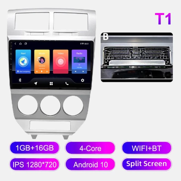 Car Radio with Android Auto and Carplay — Car Infotainment System, GHLHS