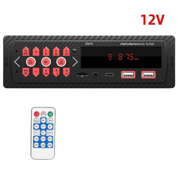 Car Stereo Player with Bluetooth and FM Radio — Car Infotainment System, Auto Launcher