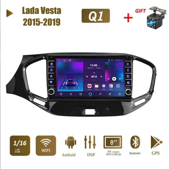 Car Stereo Radio with Android, GPS Navigation, and Multimedia Video Player — Car Infotainment System, icreative