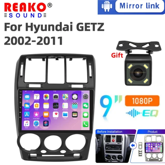 Car Stereo with Wi-Fi, Multimedia, Android, GPS Navigation, CarPlay — Car Infotainment System, Reakosound