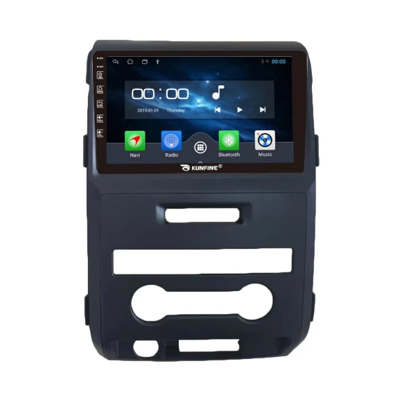 CarPlay/Android Auto Car Radio Multimedia Player with GPS and RDS DSP Stereo — Car Infotainment System, KUNFINE