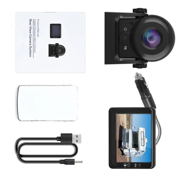 Magnetic Hitch Backup Camera Monitor — Backup Camera, Auto Accessories Home
