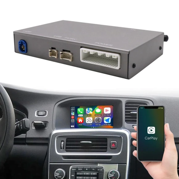 Wireless CarPlay Android Auto Interface Decoder Box with Mirror Link — Car Infotainment System, Auto Accessories Home