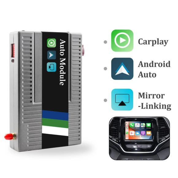 Wireless CarPlay Android Auto Mirror Link Retrofit Kit — Car Infotainment System, Sinairyu