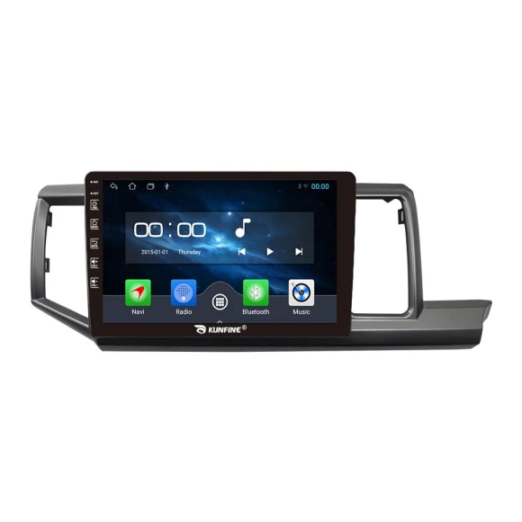 10 Inch Car Radio with GPS Navigation and Multimedia Player — Car Infotainment System, KUNFINE