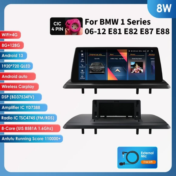 4G CarPlay Android 13 Multimedia System — Car Infotainment System, OSSURET