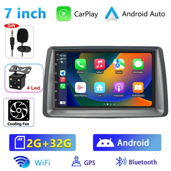 7-inch Car Radio with WiFi, GPS Navigation, Multimedia Video Player — Car Infotainment System, ToyousoniC