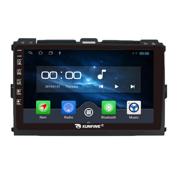9 Inch Car Multimedia Player with GPS Navigation — Car Infotainment System, KUNFINE