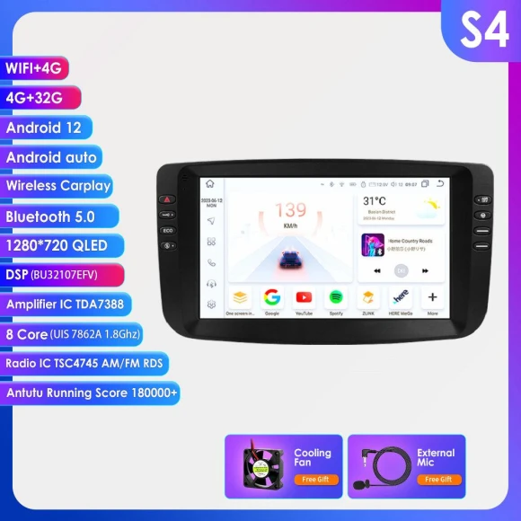 9-inch CarPlay 4G 2 Din Android 13 Car Radio — Car Infotainment System, Hizpo