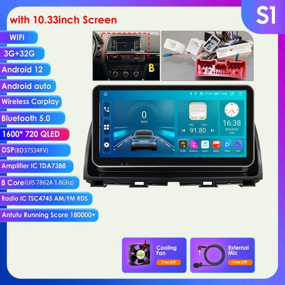 Android Car Multimedia Video Player Navigation System — Car Infotainment System, Hizpo
