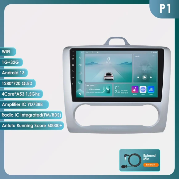 Android Car Radio Multimedia Video Player with GPS Navigation — Car Infotainment System, Hizpo