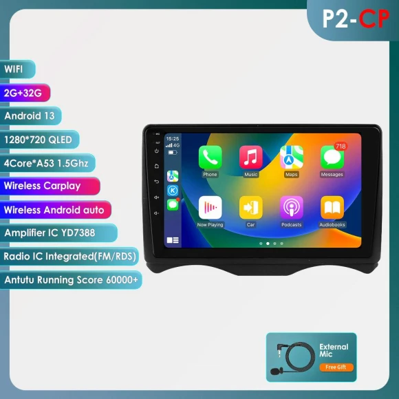 Car Multimedia Player with GPS and WIFI — Car Infotainment System, Hizpo