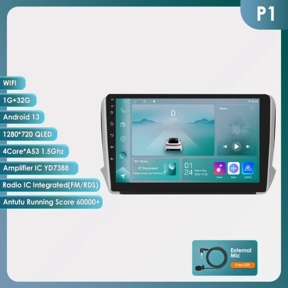 4G Android Car Multimedia Stereo System — Car Infotainment System, OSSURET