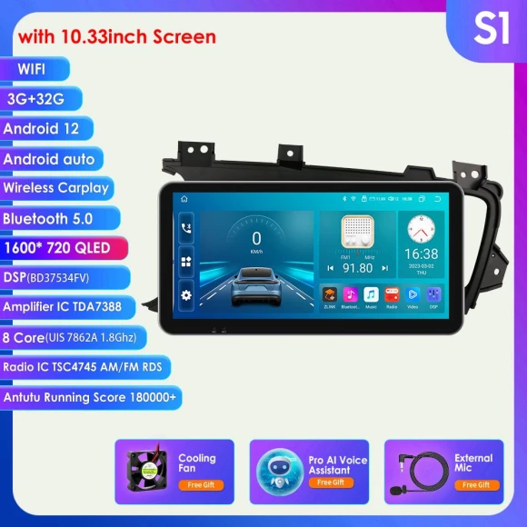 Android 4G-LTE Car Multimedia Video Player with Navigation — Car Infotainment System, Hizpo