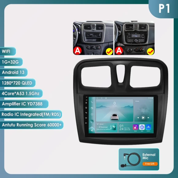 Car Multimedia Player with GPS, Video Playback, and Intelligent Screen — Car Infotainment System, OSSURET