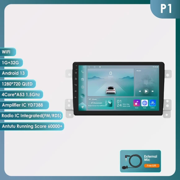 Car Multimedia Player with Navigation — Car Infotainment System, OSSURET